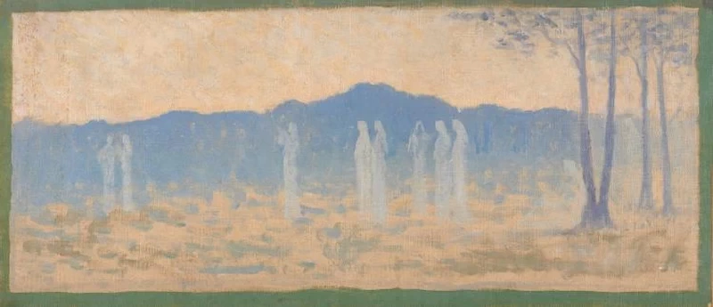 Figure in un paesaggio arcadico